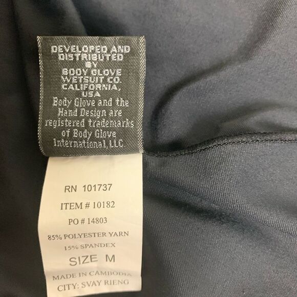 Men’s Body Glove Black Surfing Rash guard size Med - Picture 8 of 8